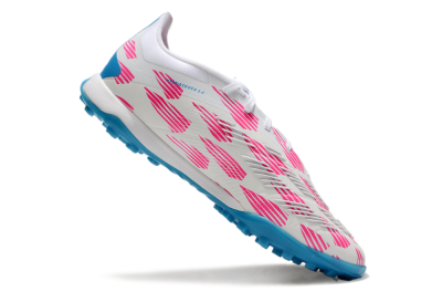 Adidas Predator Elite 24 TF Low-Tops Football Shoes - White/Pink/Blue