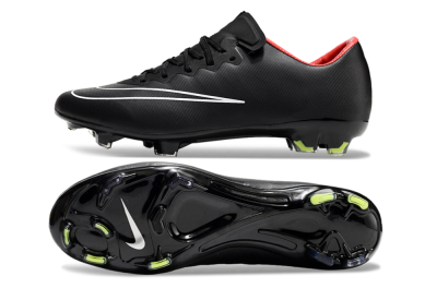 Nike Mercurial Vapor 10 FG Low-Tops Football Boots - Black/White/Orange