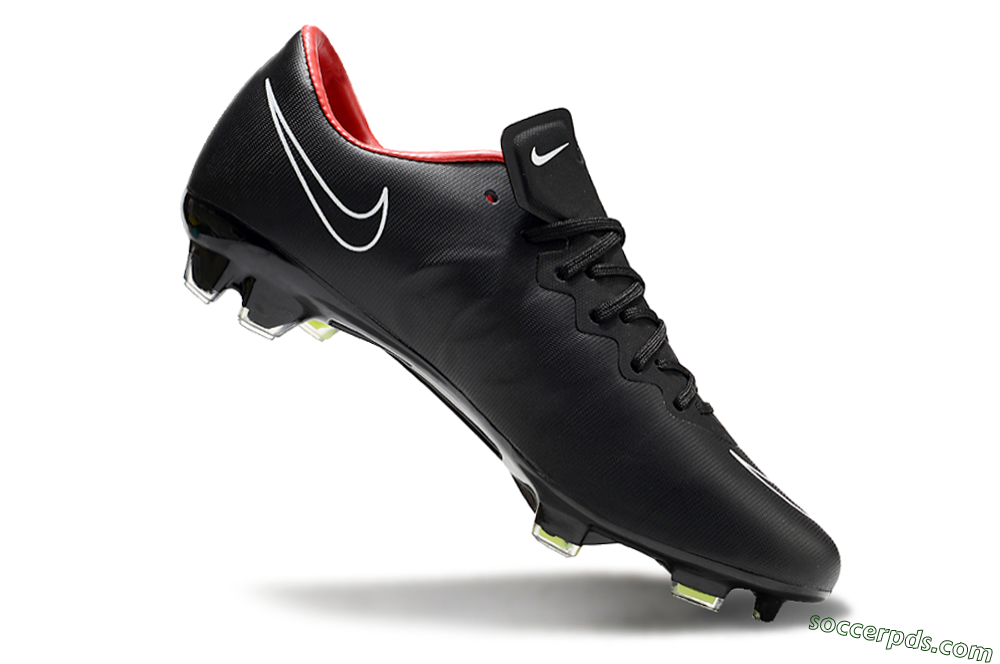 Nike Mercurial Vapor 10 FG Low-Tops Football Boots - Black/White/Orange 4