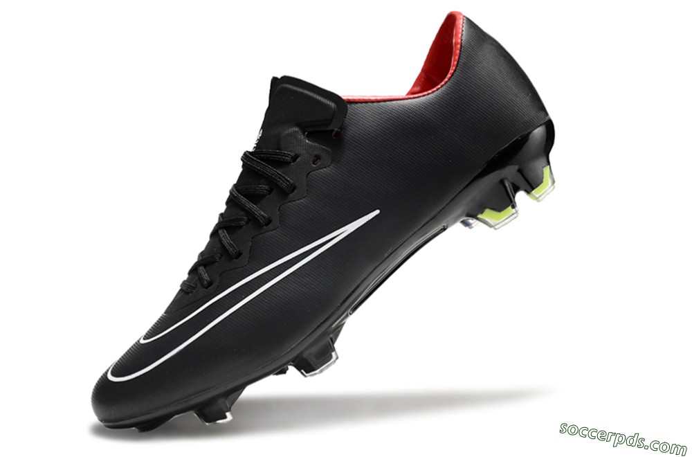 Nike Mercurial Vapor 10 FG Low-Tops Football Boots - Black/White/Orange 5