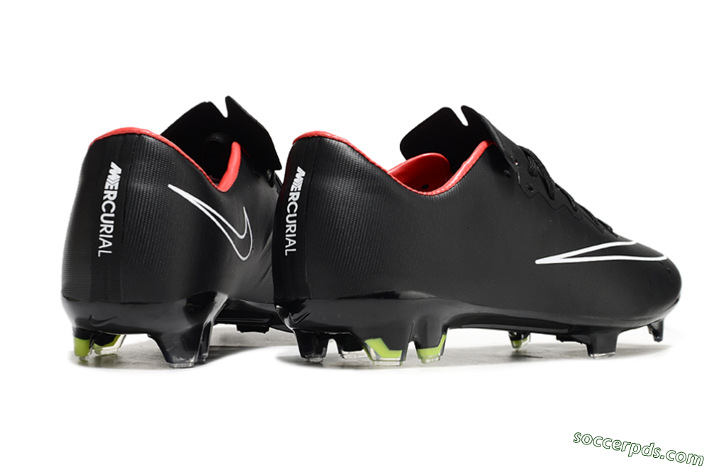Nike Mercurial Vapor 10 FG Low-Tops Football Boots - Black/White/Orange 6