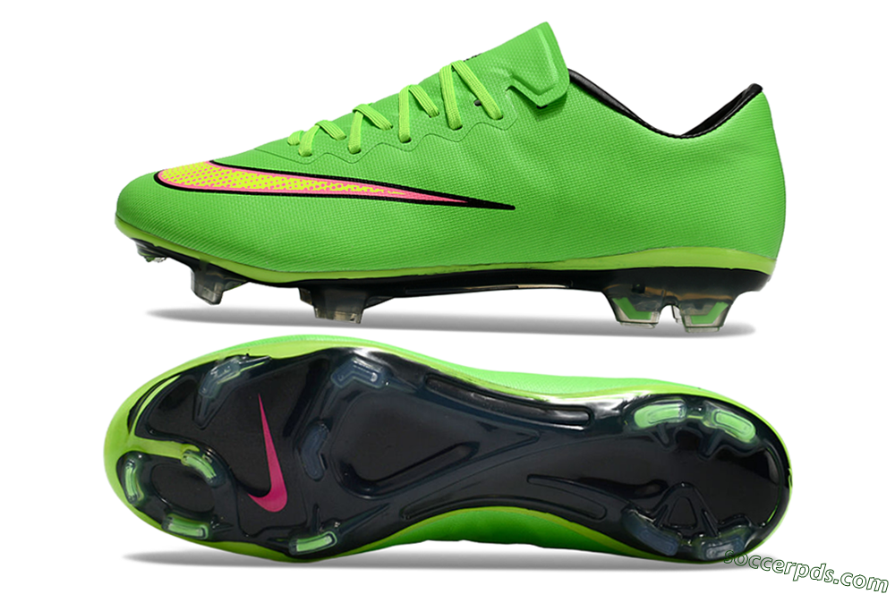 Nike Mercurial Vapor 10 FG Low-Tops Football Boots - Yellow/Red/Gold 0