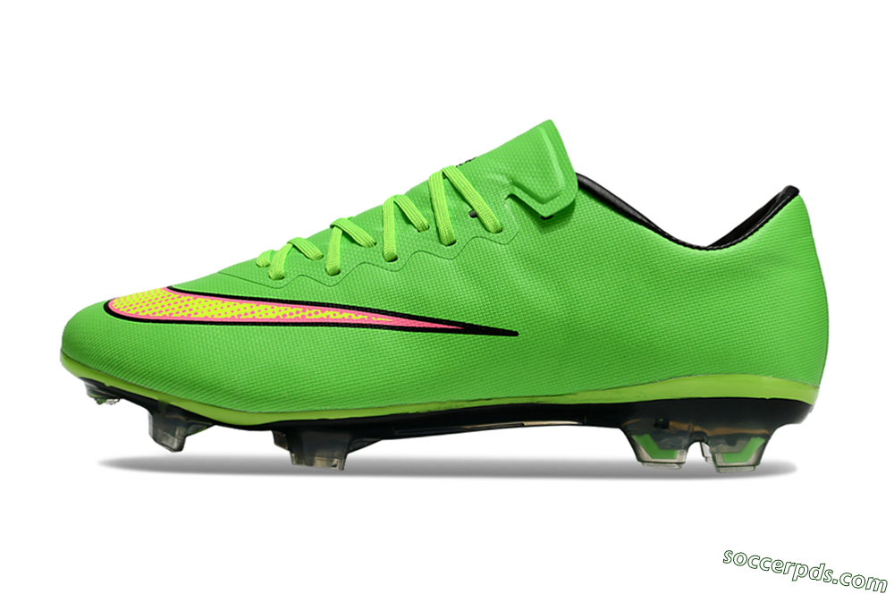 Nike Mercurial Vapor 10 FG Low-Tops Football Boots - Yellow/Red/Gold 2