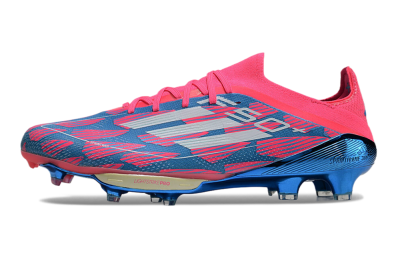 Adidas F50+ Lightstrike Pro FG Low-Tops Football Boots - Blue/Pink/White