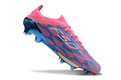 Adidas F50+ Lightstrike Pro FG Low-Tops Football Boots - Blue/Pink/White