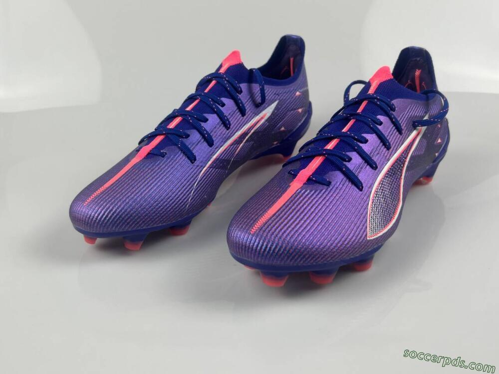 Puma Ultra 5 Ultimate FG Low-Tops Football Boots - Blue/Pink/White