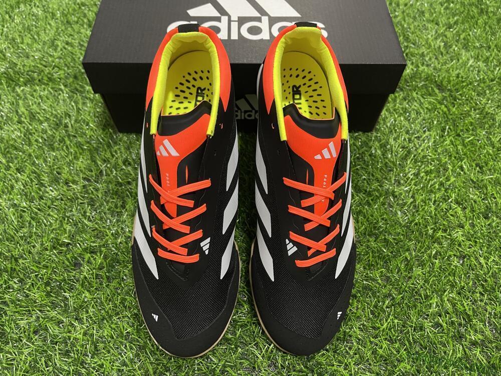 Adidas Predator 24 Elite IC Low-Tops Football Shoes - Black/White/Red