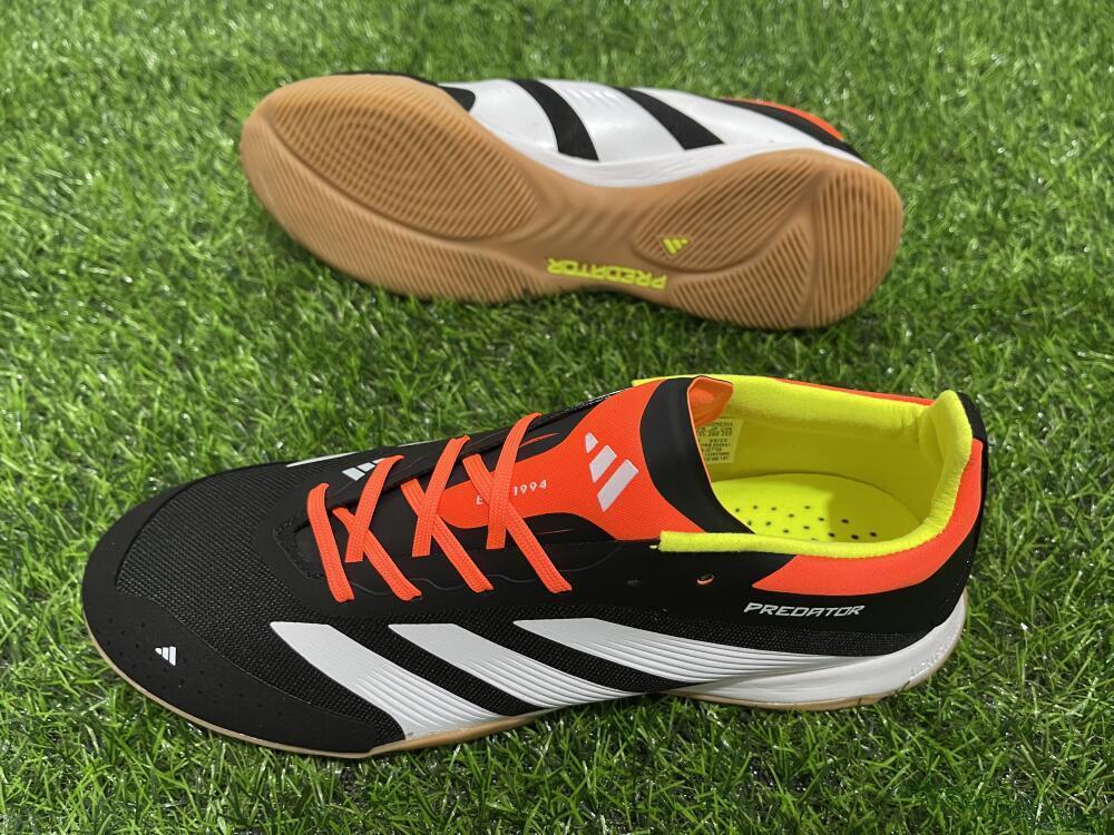 Adidas Predator 24 Elite IC Low-Tops Football Shoes - Black/White/Red