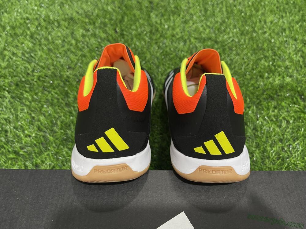 Adidas Predator 24 Elite IC Low-Tops Football Shoes - Black/White/Red