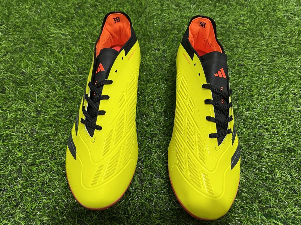 Adidas Predator 24 Elite AG Low-Tops Football Boots - Yellow/Silver/Red