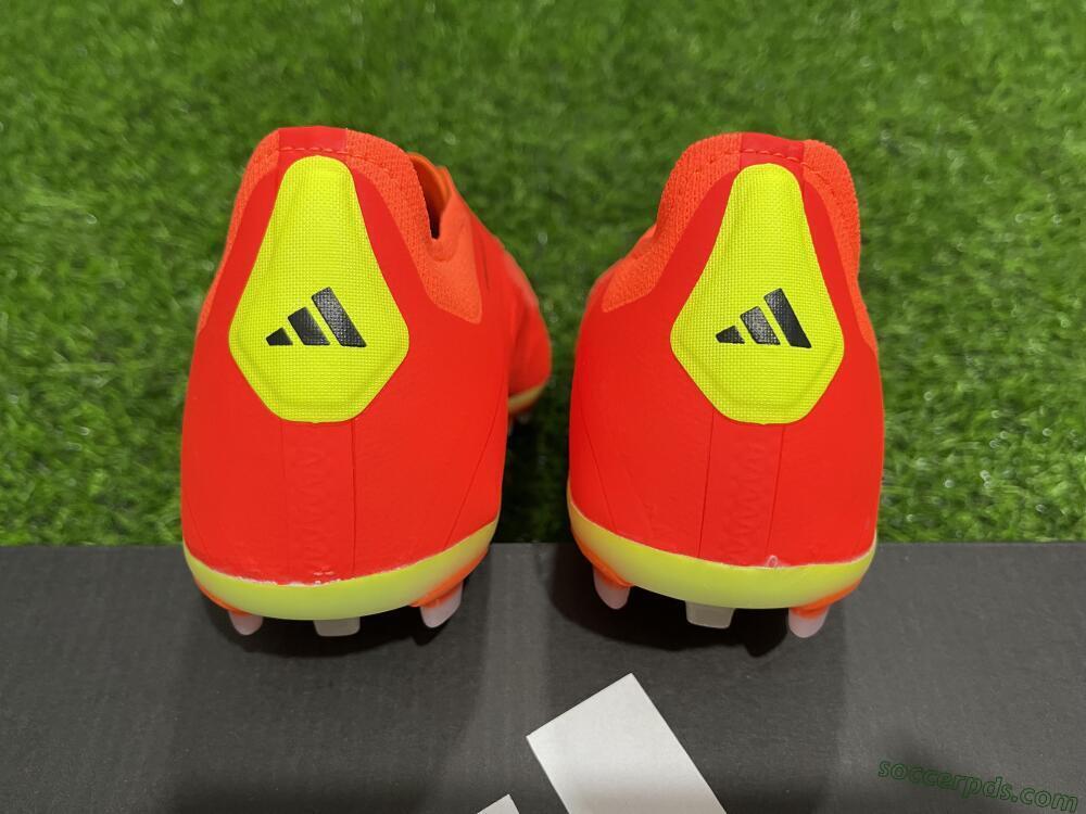 Adidas Predator 24 Elite AG Low-Tops Football Boots - Red/Silver/Yellow