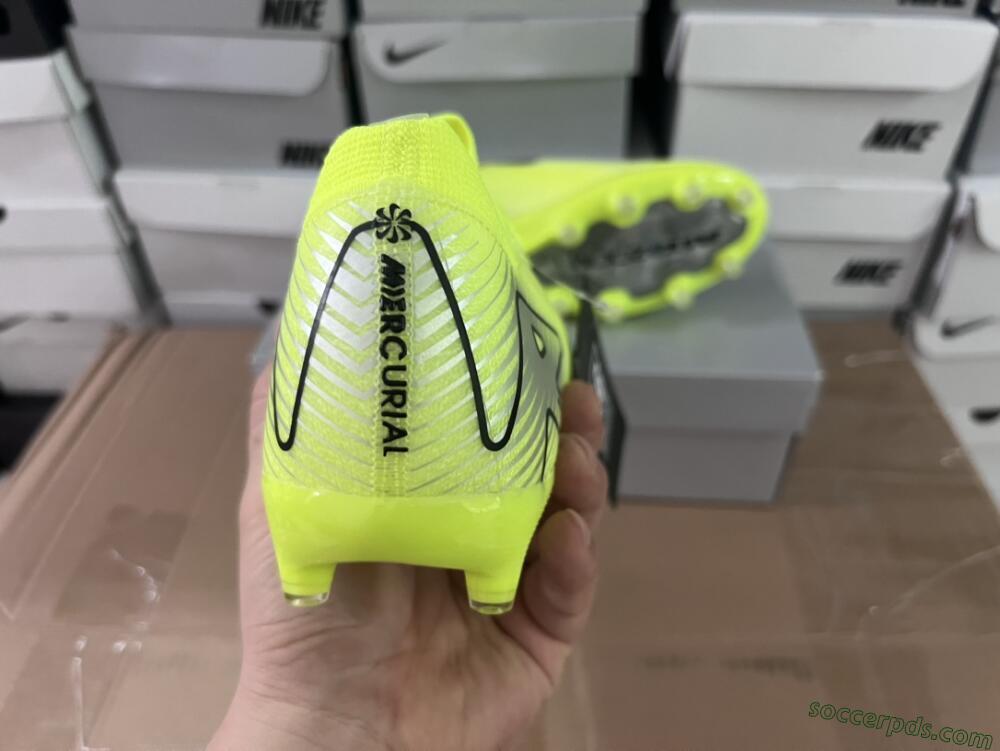 Nike Air Zoom Mercurial Vapor 16 Elite AG Low-Tops Football Boots - Yellow/Silver/Black