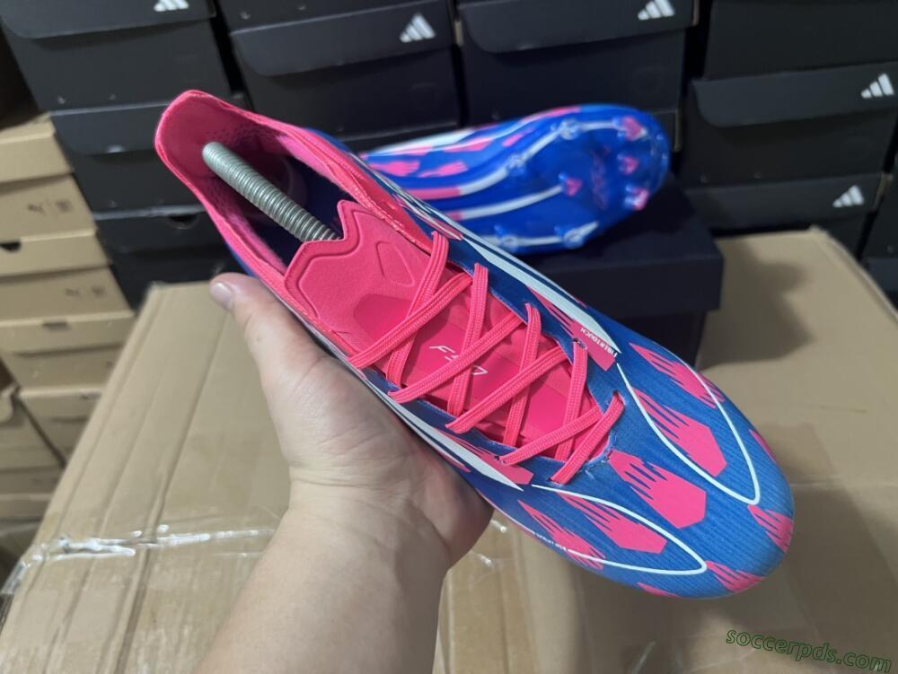 Adidas F50 Elite FG Low-Tops Football Boots - Blue/Red/White