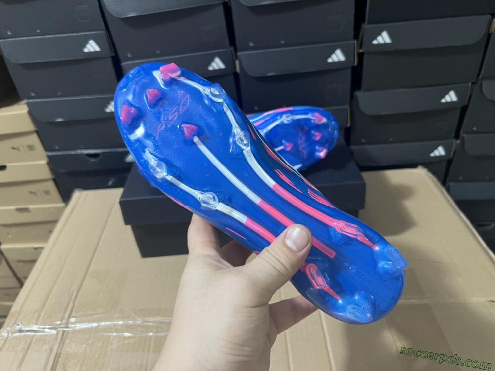 Adidas F50 Elite FG Low-Tops Football Boots - Blue/Red/White