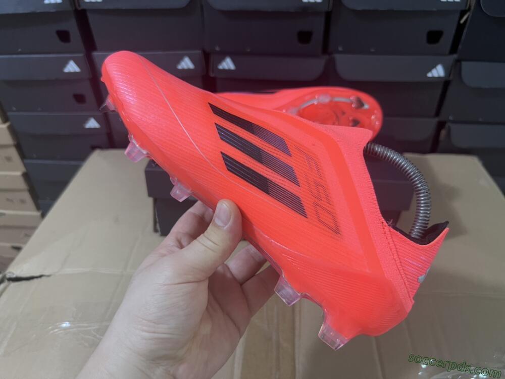 Adidas F50 Elite Laceless FG Low-Tops Football Boots - Red/Blue/Silver