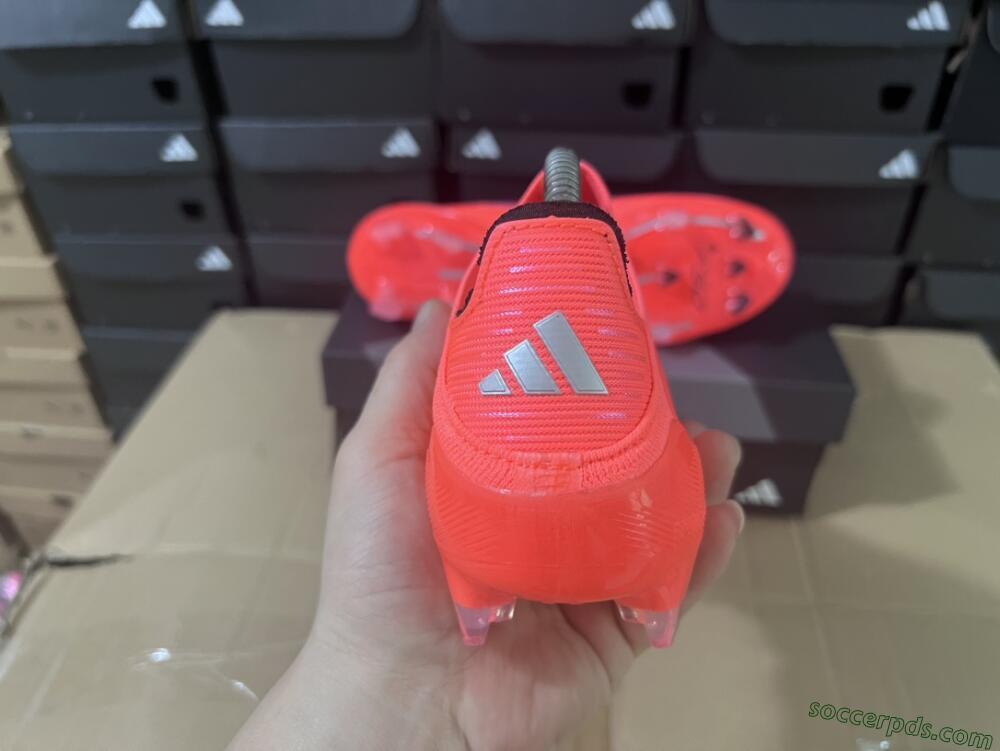 Adidas F50 Elite Laceless FG Low-Tops Football Boots - Red/Blue/Silver