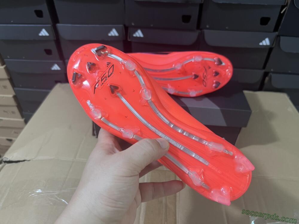 Adidas F50 Elite Laceless FG Low-Tops Football Boots - Red/Blue/Silver