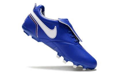 Ronaldo x Nike Tiempo Legend R10 Elite FG Low-Tops Football Boots - Bule/White
