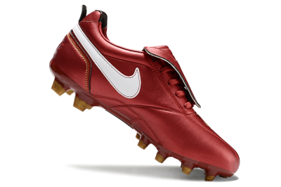 Ronaldo x Nike Tiempo Legend R10 Elite FG Low-Tops Football Boots - Red/White