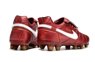 Ronaldo x Nike Tiempo Legend R10 Elite FG Low-Tops Football Boots - Red/White