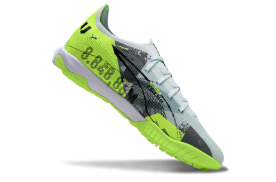 Puma Ultra 5 Ultimate TF Low-Tops Football Shoes - Grey/Green/Black
