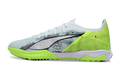 Puma Ultra 5 Ultimate TF Low-Tops Football Shoes - Grey/Green/Black