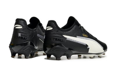 AOF x Puma King Ultimate FG Low-Tops Football Boots - Black/White
