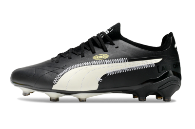 AOF x Puma King Ultimate FG Low-Tops Football Boots - Black/White