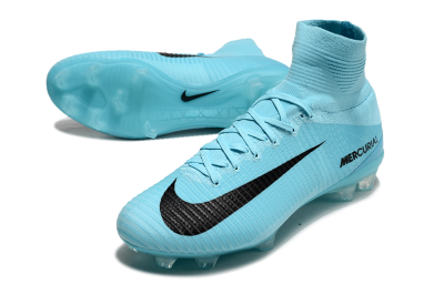 Nike Zoom Mercurial Superfly 5 Elite FG High-Tops Football Boots - Jade/Black