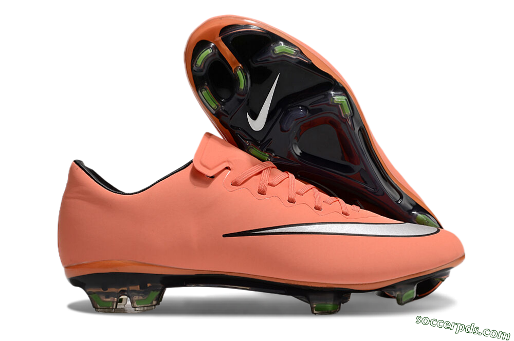Nike Mercurial Vapor 10 Elite FG Low-Tops Football Boots - Orange/White/Black 1