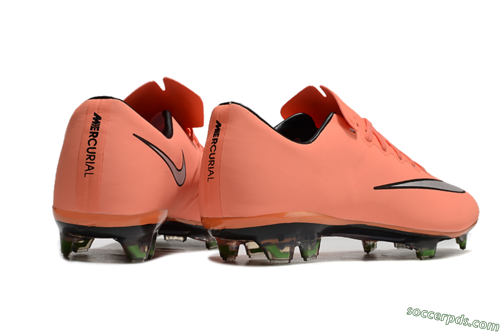 Nike Mercurial Vapor 10 Elite FG Low-Tops Football Boots - Orange/White/Black 6