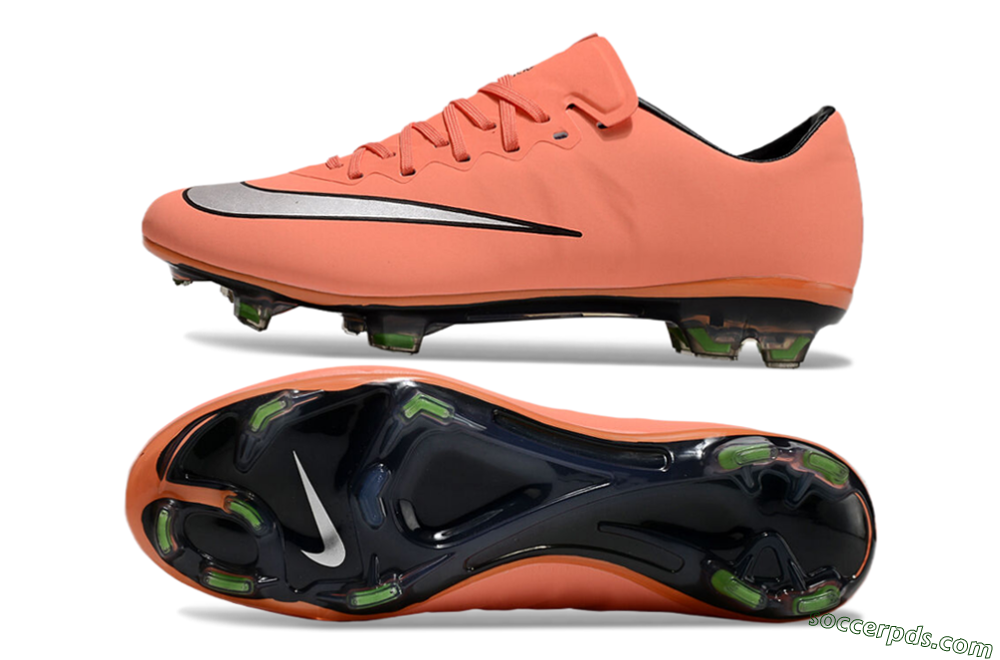 Nike Mercurial Vapor 10 Elite FG Low-Tops Football Boots - Orange/White/Black 0