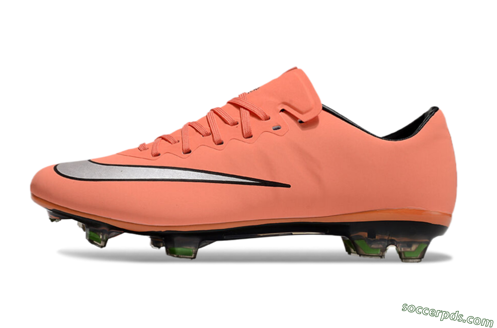 Nike Mercurial Vapor 10 Elite FG Low-Tops Football Boots - Orange/White/Black 2
