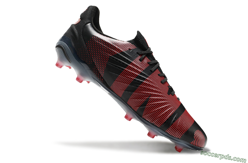 Puma King Ultimate Launch Edition FG Low-Tops Football Boots - Black/Red 4