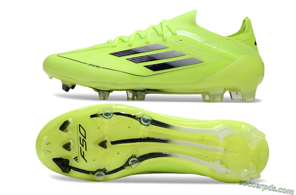 Adidas F50 Elite FG Low-Tops Football Boots - Yellow/Black 0