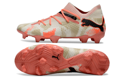 Puma Future 7 Ultimate FG Low-Tops Football Boots - Beige/Black/Brown