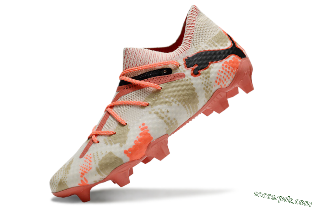 Puma Future 7 Ultimate FG Low-Tops Football Boots - Beige/Black/Brown 5