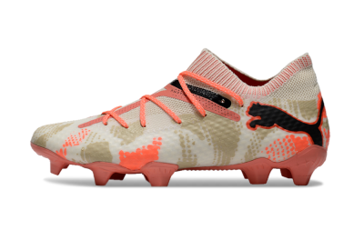 Puma Future 7 Ultimate FG Low-Tops Football Boots - Beige/Black/Brown