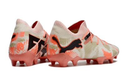 Puma Future 7 Ultimate FG Low-Tops Football Boots - Beige/Black/Brown