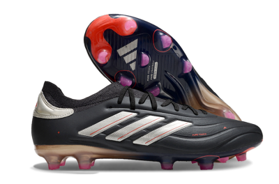 Adidas Copa Pure 2 FG Low-Tops Football Boots - Black/White/Blue