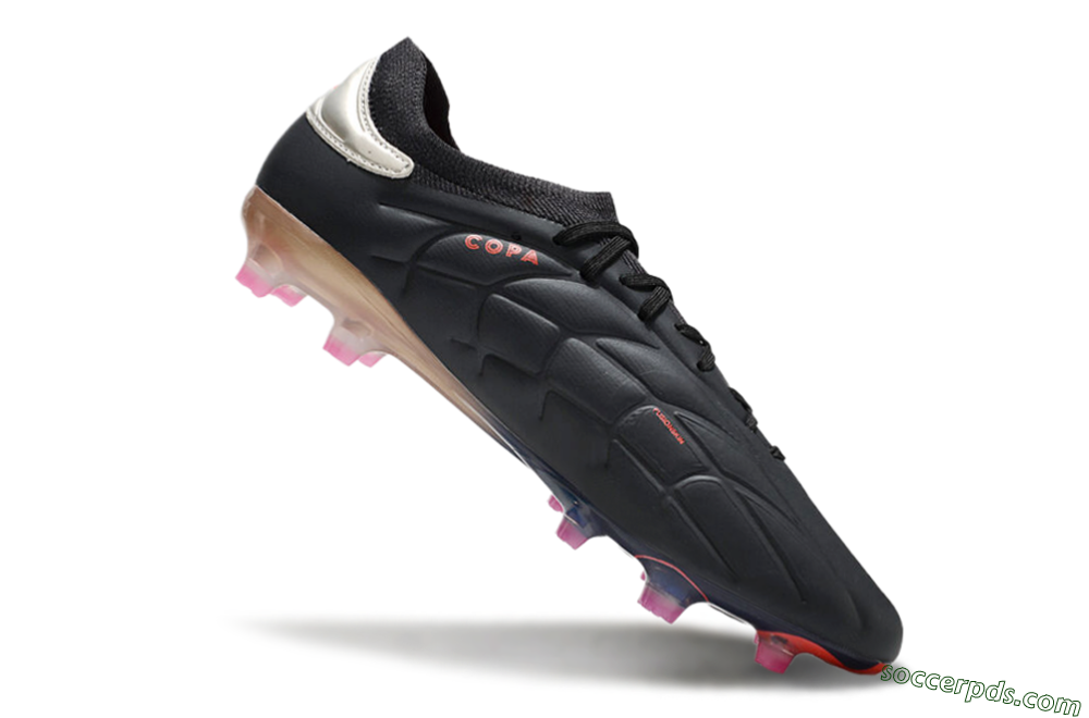 Adidas Copa Pure 2 FG Low-Tops Football Boots - Black/White/Blue 4