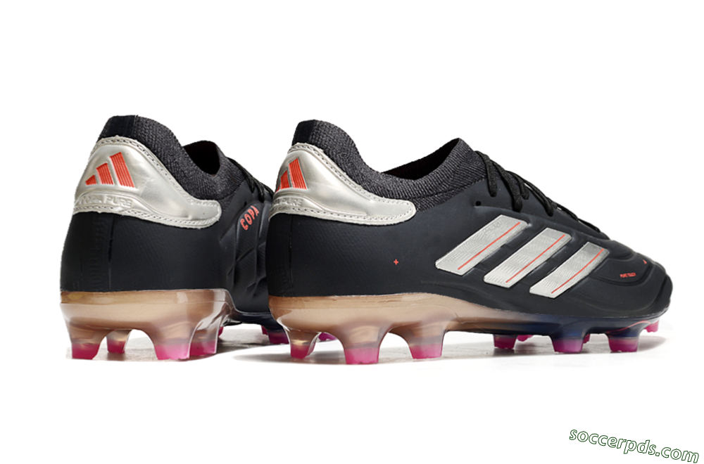 Adidas Copa Pure 2 FG Low-Tops Football Boots - Black/White/Blue 6