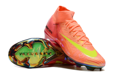 Nike Air Zoom Mercurial Superfly 10 Elite FG High-Tops Football Boots - Orange/Yellow/Black