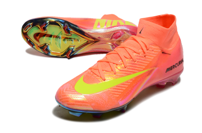 Nike Air Zoom Mercurial Superfly 10 Elite FG High-Tops Football Boots - Orange/Yellow/Black
