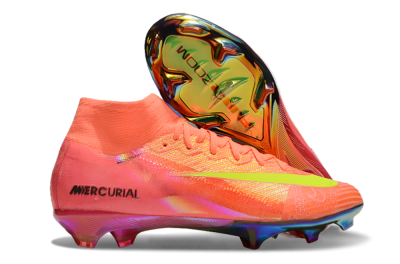 Nike Air Zoom Mercurial Superfly 10 Elite FG High-Tops Football Boots - Orange/Yellow/Black
