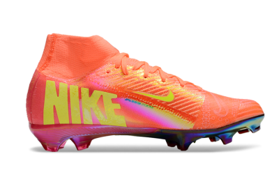 Nike Air Zoom Mercurial Superfly 10 Elite FG High-Tops Football Boots - Orange/Yellow/Black