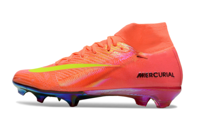 Nike Air Zoom Mercurial Superfly 10 Elite FG High-Tops Football Boots - Orange/Yellow/Black