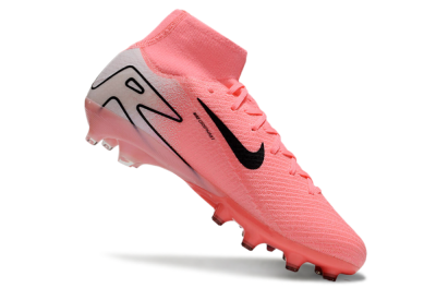 Nike Air Zoom Mercurial Superfly 10 Elite AG High-Tops Football Boots - Pink/White/Black