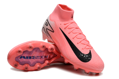 Nike Air Zoom Mercurial Superfly 10 Elite AG High-Tops Football Boots - Pink/White/Black