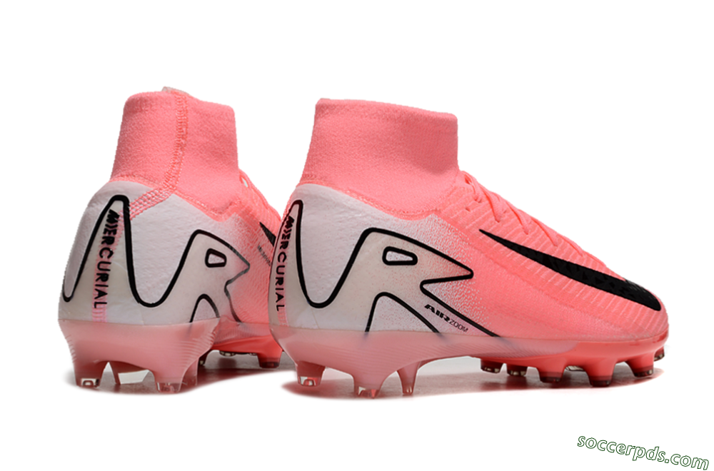 Nike Air Zoom Mercurial Superfly 10 Elite AG High-Tops Football Boots - Pink/White/Black 6